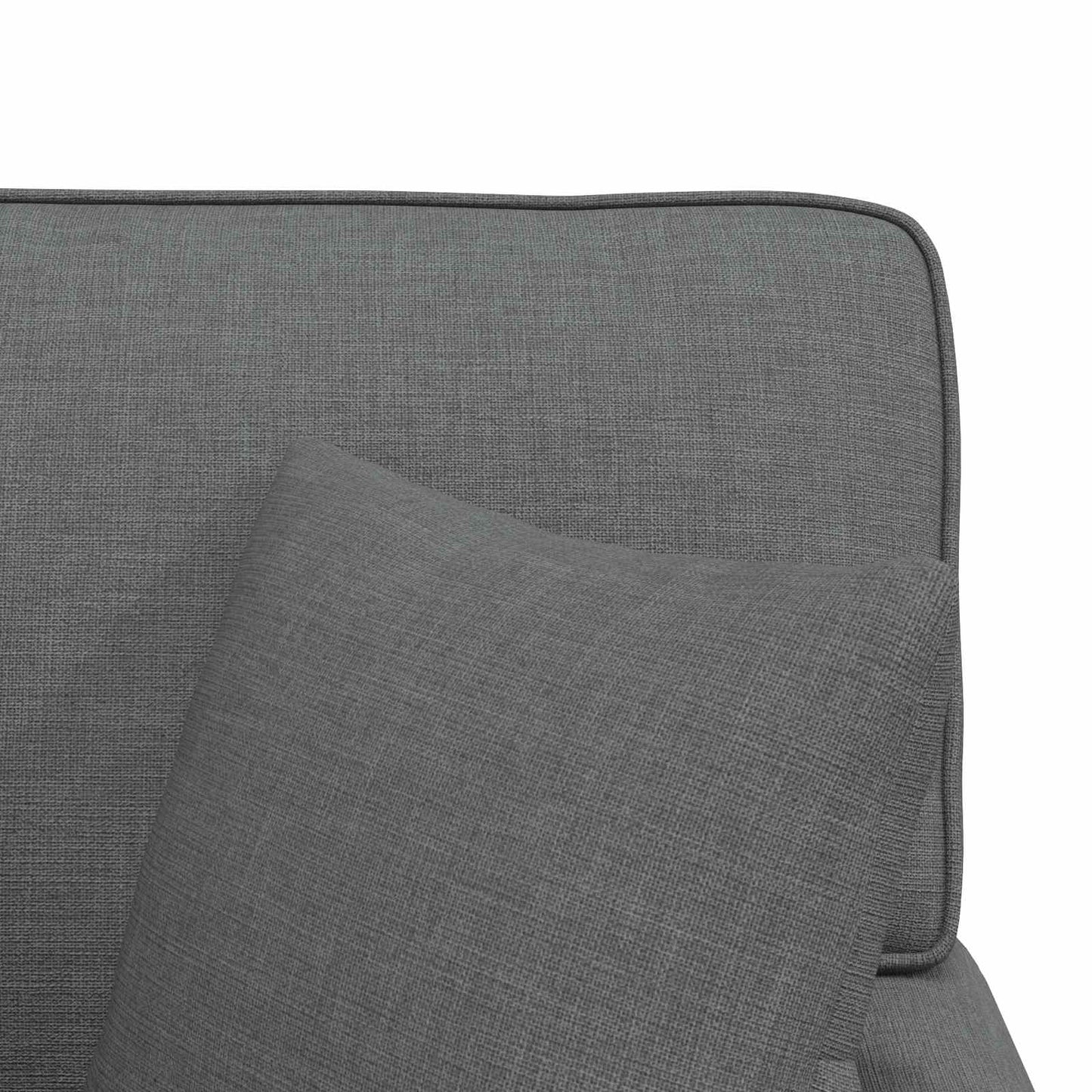 Chaise Lounge met Rok met kussen 3 pcs Donkergrijs Stof is nu te koop bij PeponiXL, paradijselijk wonen!