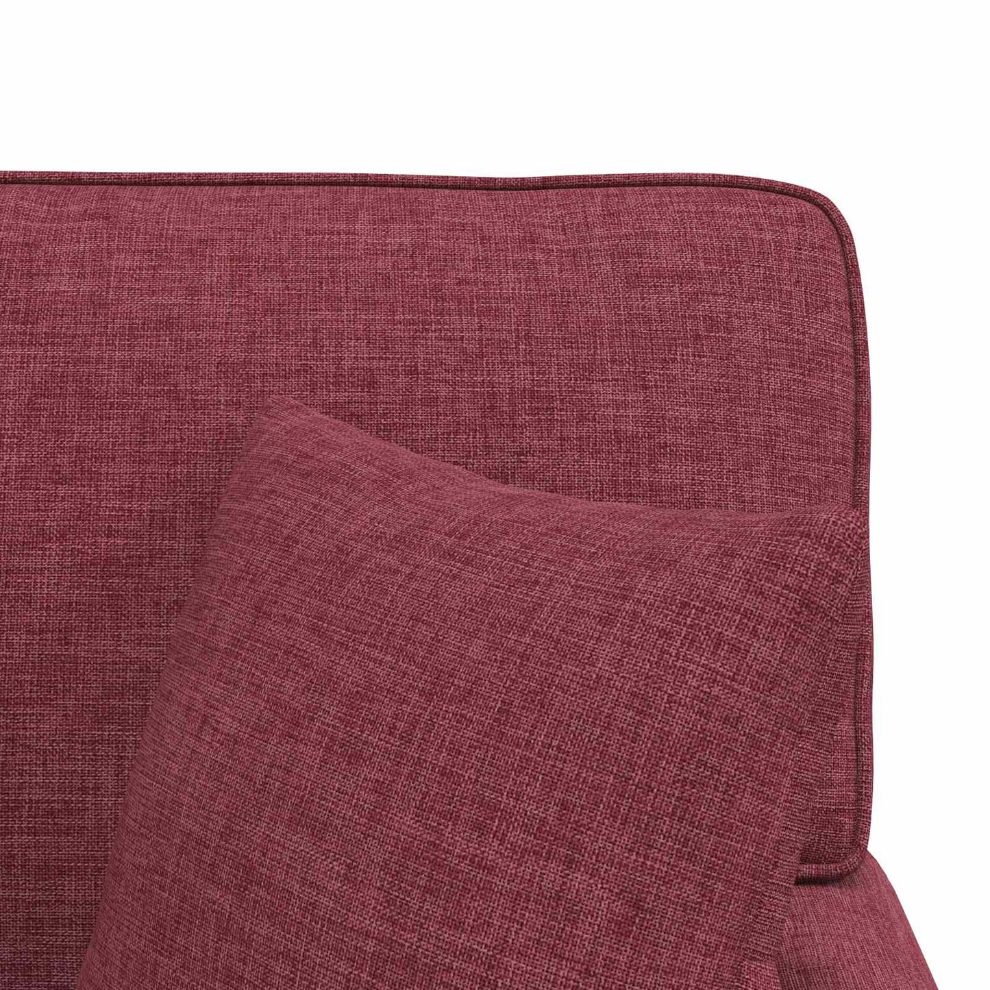 Chaise Lounge met Rok met kussen met kussen 3 pcs Wijnrood Stof is nu te koop bij PeponiXL, paradijselijk wonen!