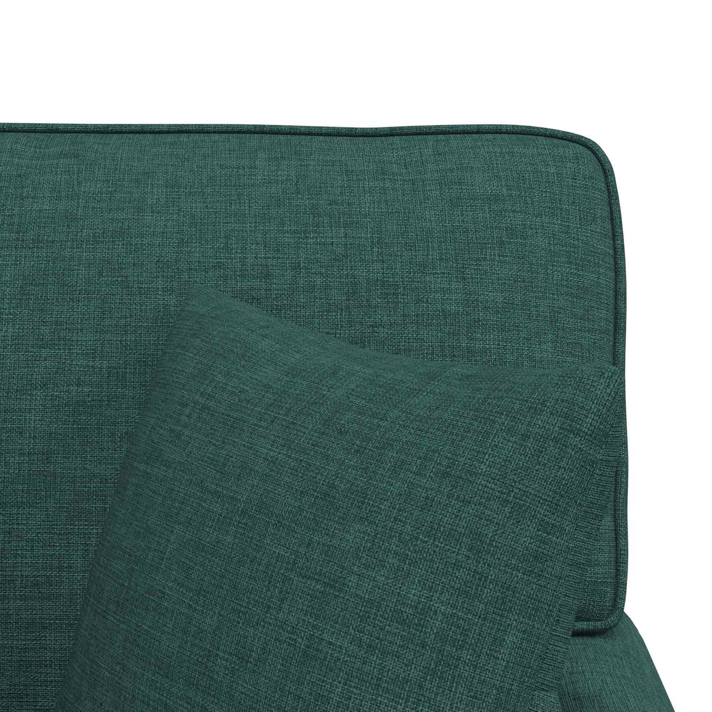 Chaise Lounge met Rok met kussen 3 pcs Donkergroen Stof is nu te koop bij PeponiXL, paradijselijk wonen!