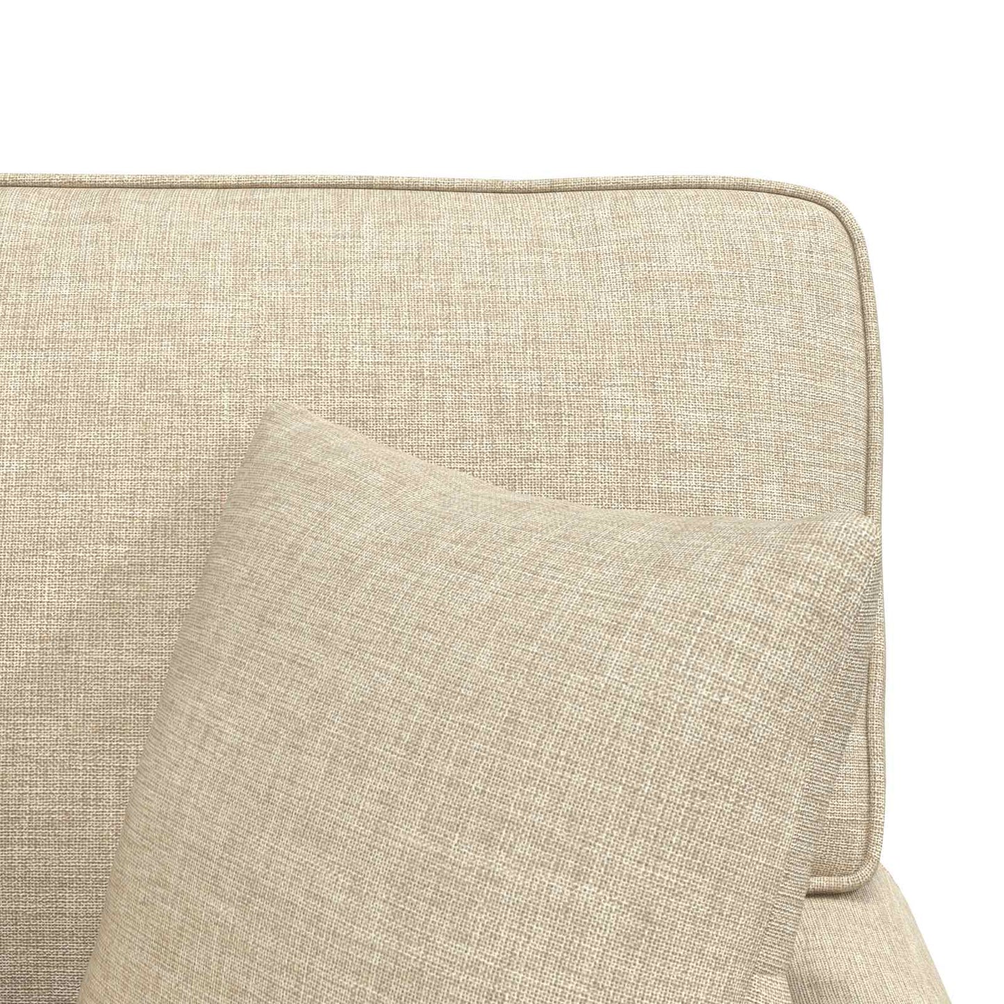 Chaise Lounge met Rok met kussen met kussen 3 pcs Crème Stof is nu te koop bij PeponiXL, paradijselijk wonen!