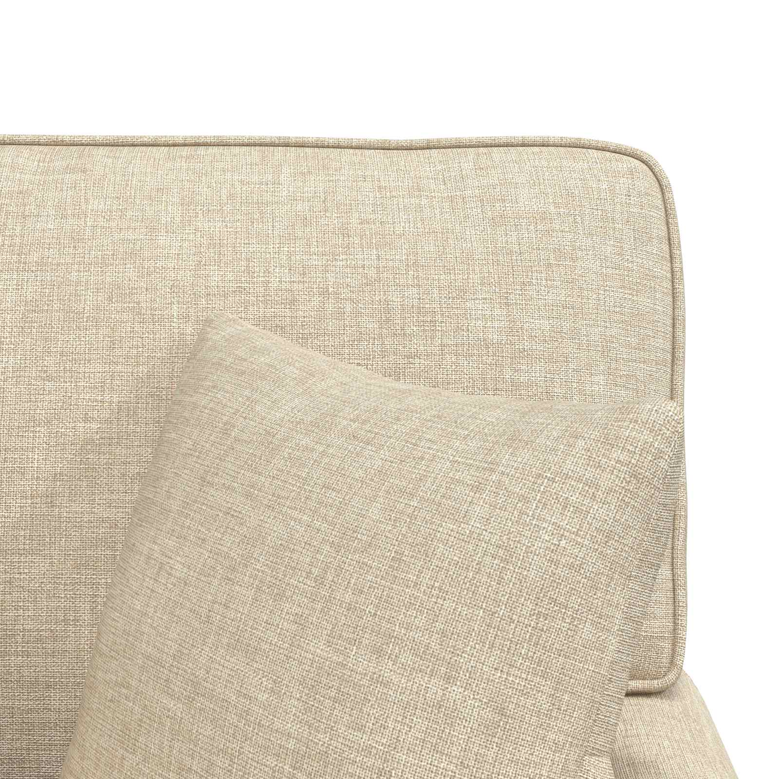 Chaise Lounge met Rok met kussen met kussen 3 pcs Crème Stof is nu te koop bij PeponiXL, paradijselijk wonen!