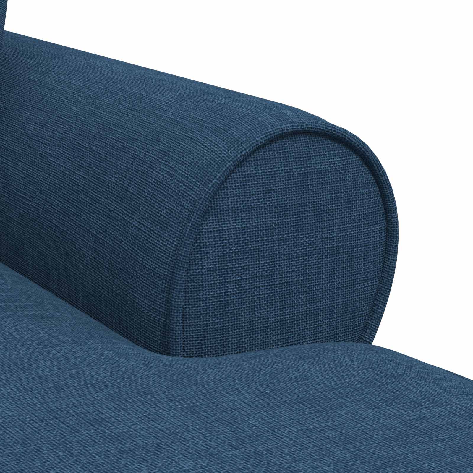 Chaise Lounge met Rok met kussen met kussen 3 pcs Blauw Stof is nu te koop bij PeponiXL, paradijselijk wonen!