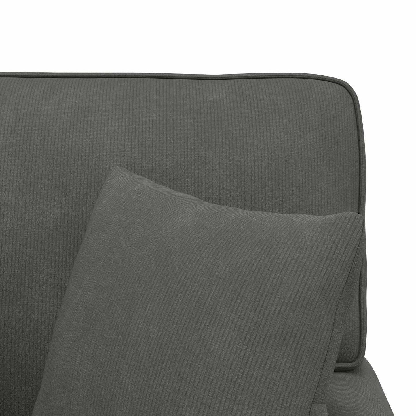 Chaise Lounge met Rok met kussen 3 pcs Donkergrijs Katoen Stof is nu te koop bij PeponiXL, paradijselijk wonen!