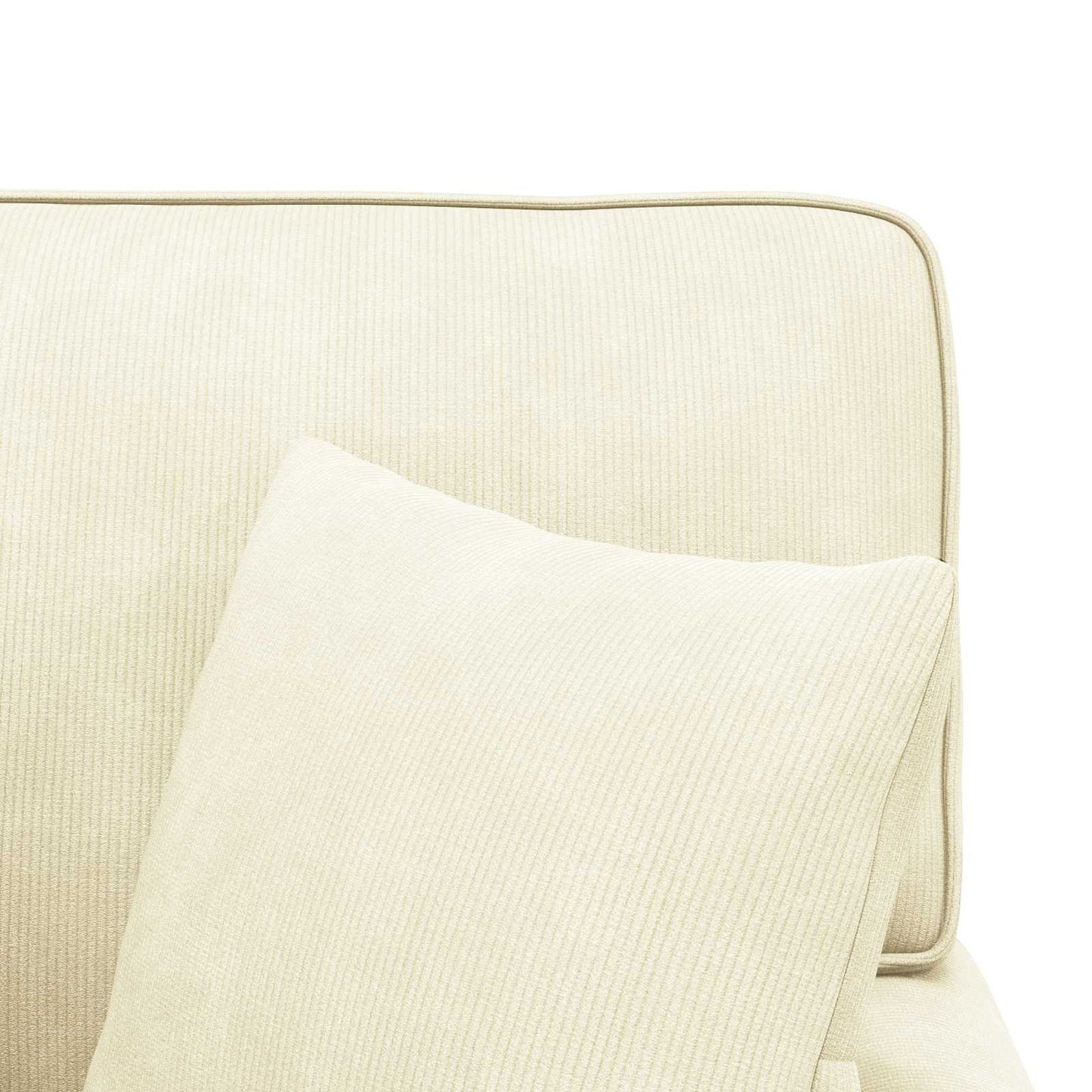 Chaise Lounge met Rok met kussen 3 pcs Crème Katoen Stof is nu te koop bij PeponiXL, paradijselijk wonen!
