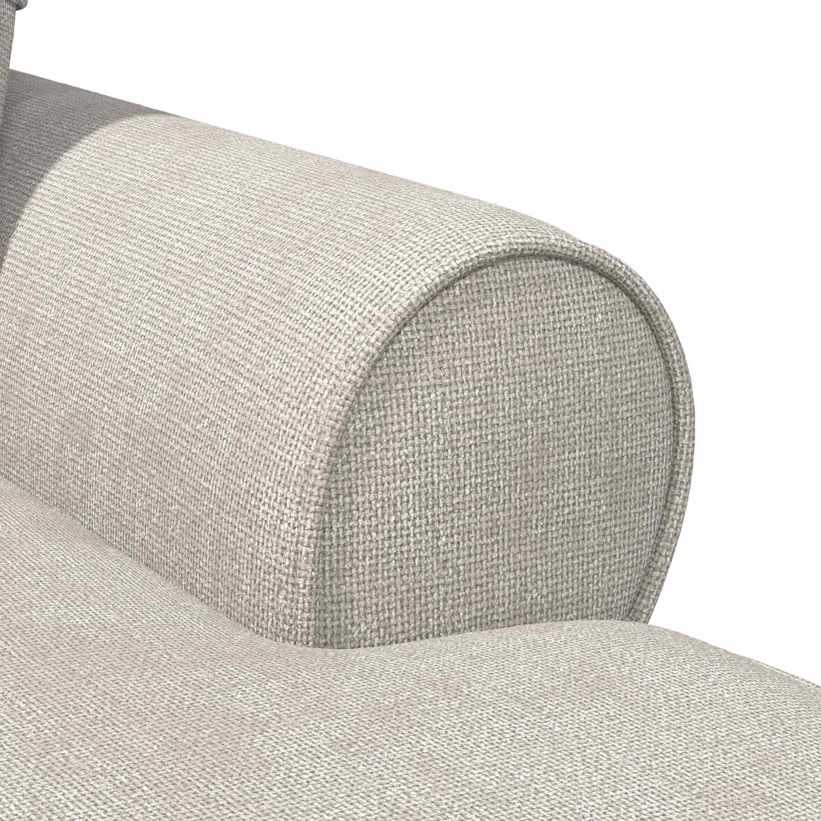 Chaise Lounge met Rok Crèmekleurig 157 x 91 x 91 cm ARES is nu te koop bij PeponiXL, paradijselijk wonen!