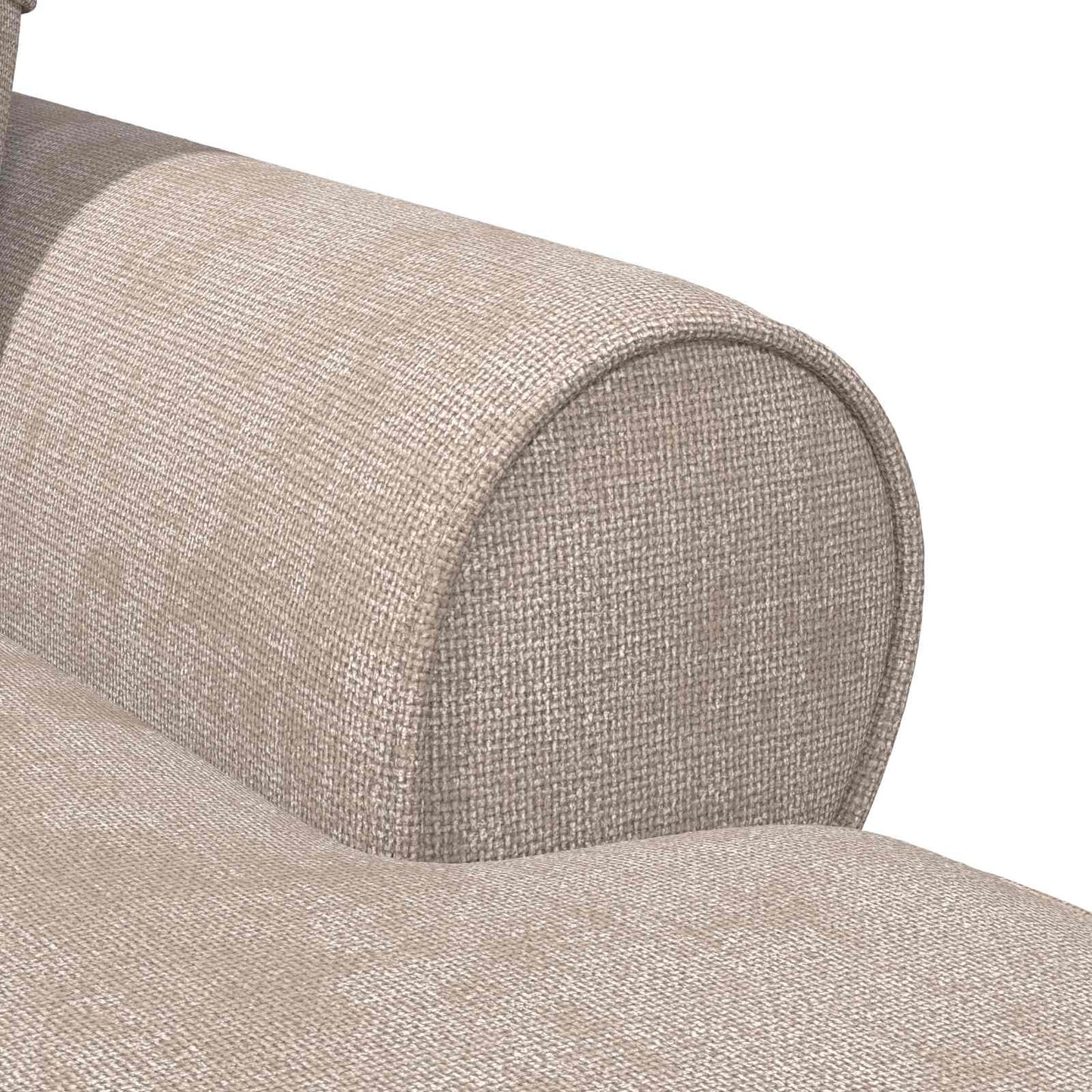 Chaise Lounge met Rok met kussen Beige 157 x 91 x 91 cm ARES is nu te koop bij PeponiXL, paradijselijk wonen!