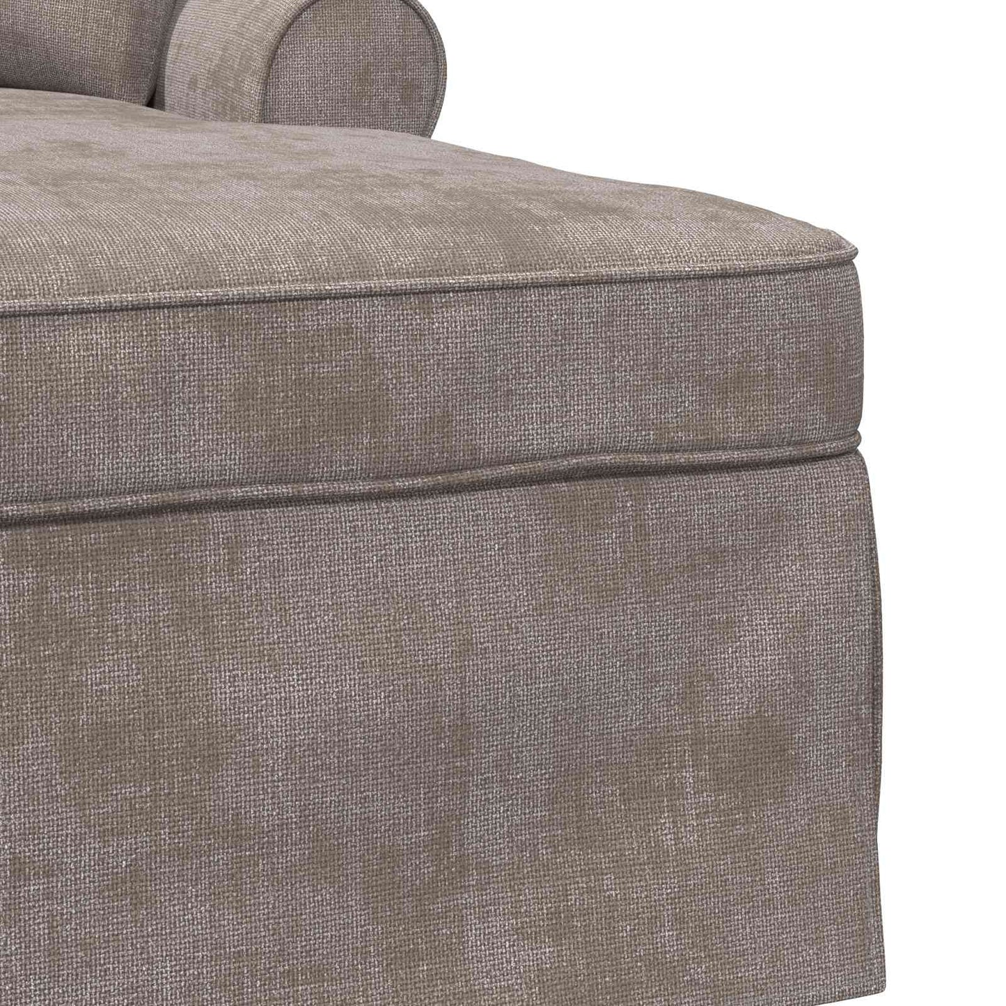 Chaise Lounge met Rok met kussen Zand 157 x 91 x 91 cm ARES is nu te koop bij PeponiXL, paradijselijk wonen!