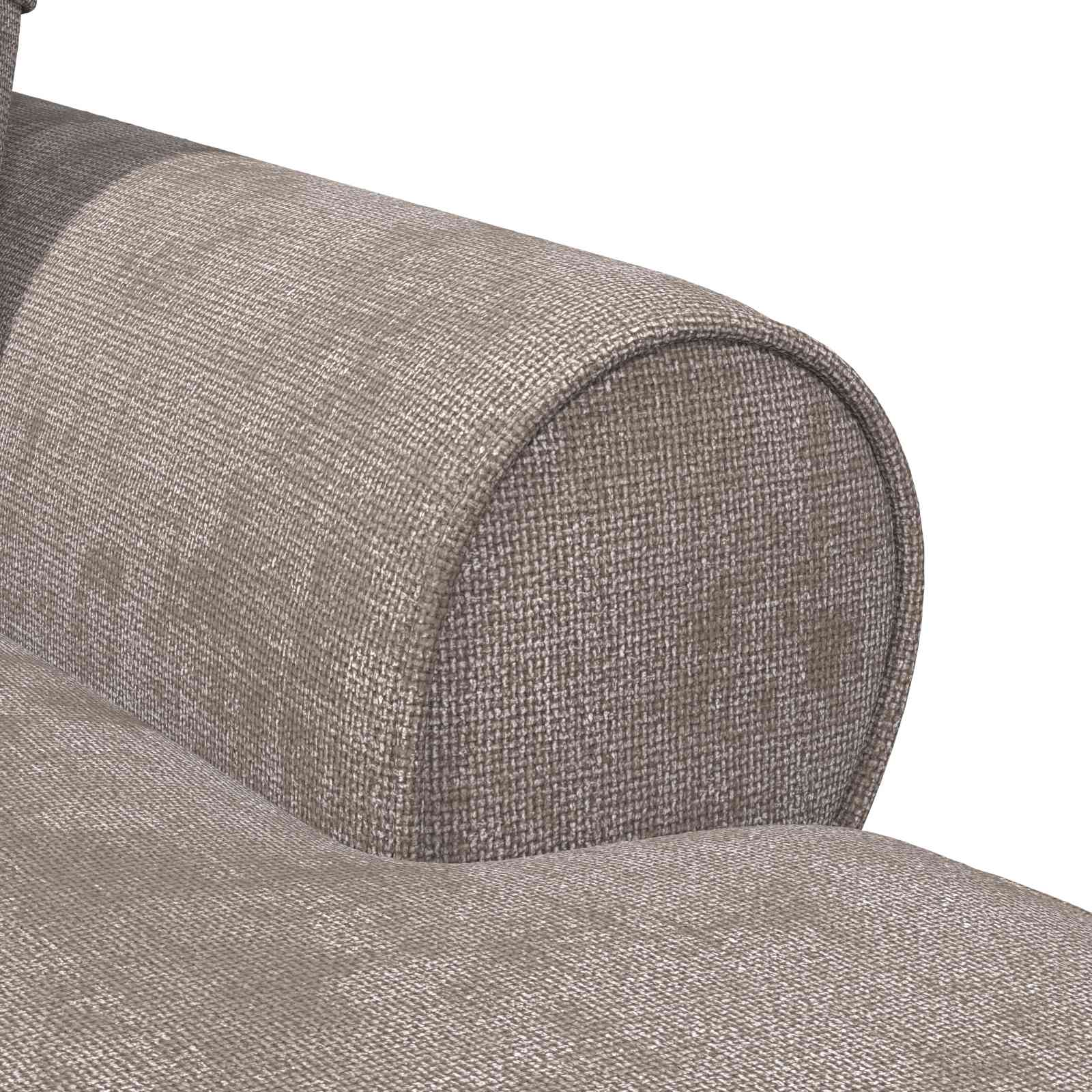 Chaise Lounge met Rok met kussen Zand 157 x 91 x 91 cm ARES is nu te koop bij PeponiXL, paradijselijk wonen!