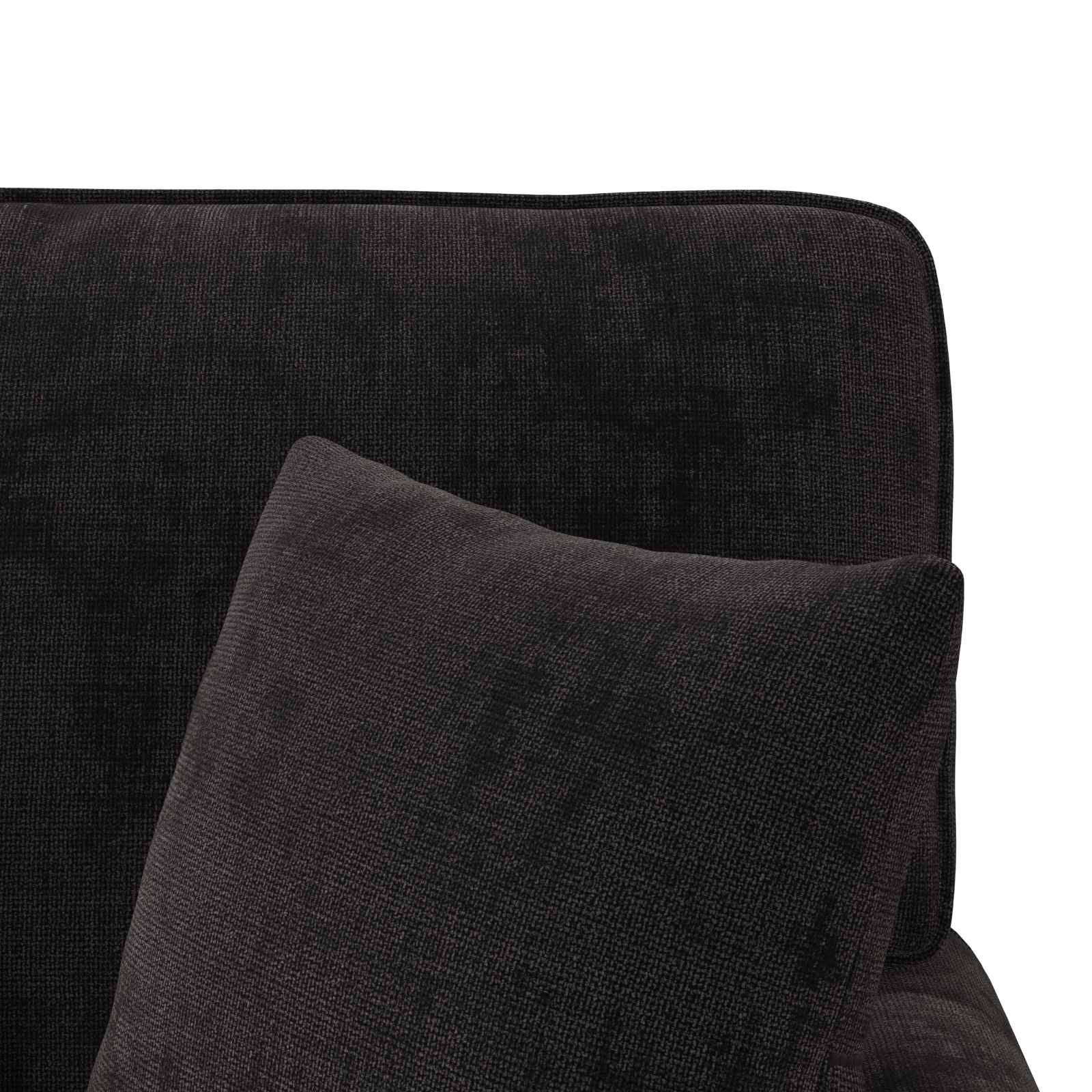 Chaise Lounge met Rok met kussen Zwart 157 x 91 x 91 cm ARES is nu te koop bij PeponiXL, paradijselijk wonen!