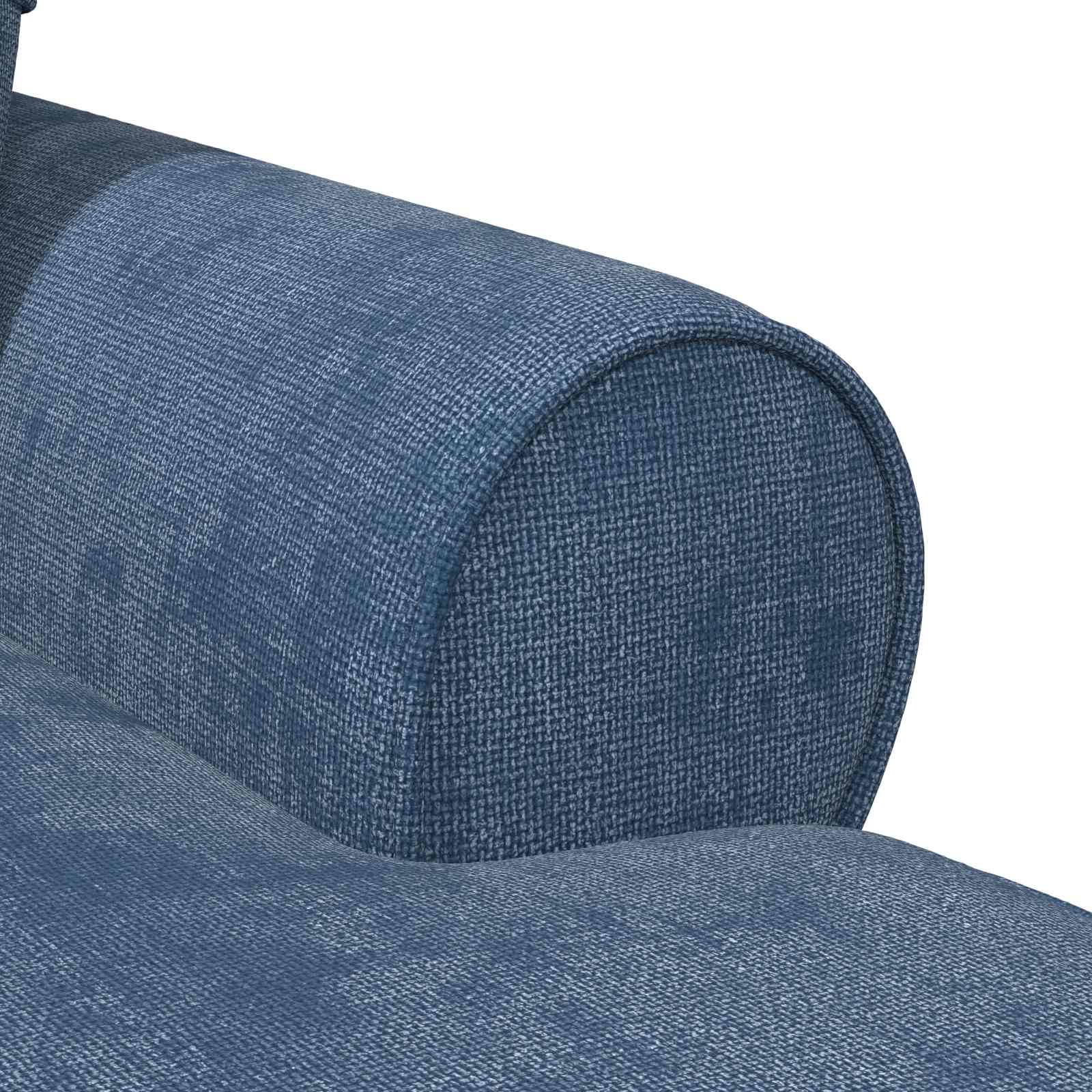 Chaise Lounge met Rok met kussen Blauw 157 x 91 x 91 cm ARES is nu te koop bij PeponiXL, paradijselijk wonen!