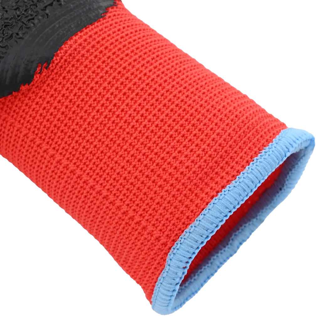 Werkhandschoenen 12 pcs Rood en Zwart 9 / l Latexcoating is nu te koop bij PeponiXL, paradijselijk wonen!