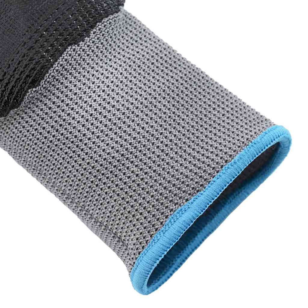 Werkhandschoenen 12 pcs Grijs en zwart 9 / l Polyester is nu te koop bij PeponiXL, paradijselijk wonen!