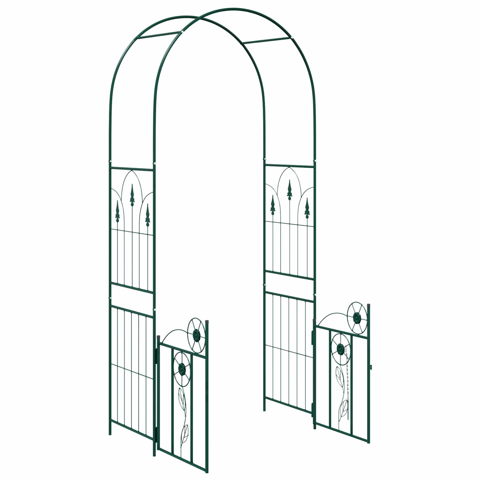 Tuin Boog met slot Groen 102 x 50 x 218 cm is nu te koop bij PeponiXL, paradijselijk wonen!