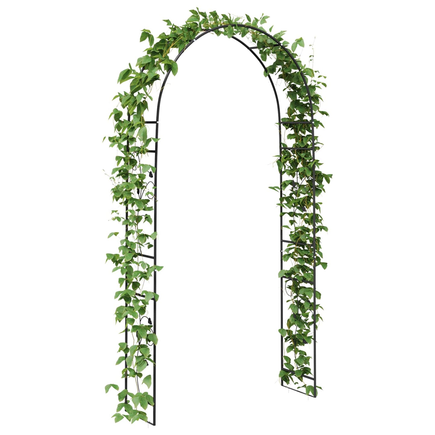 Tuin Boog Bloemen Zwart 115 x 37 x 231 cm is nu te koop bij PeponiXL, paradijselijk wonen!