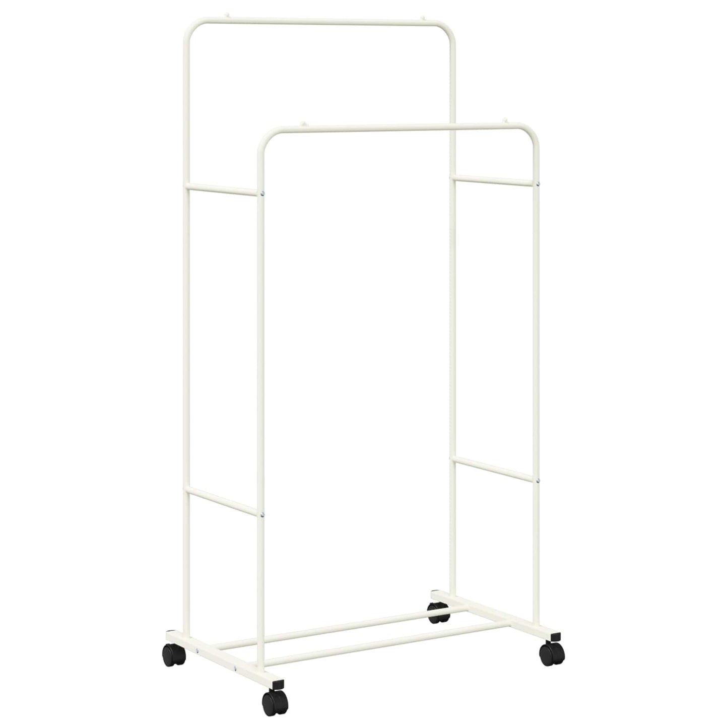 Kledingrek Effen Wit 80 x 53 x 156 cm is nu te koop bij PeponiXL, paradijselijk wonen!