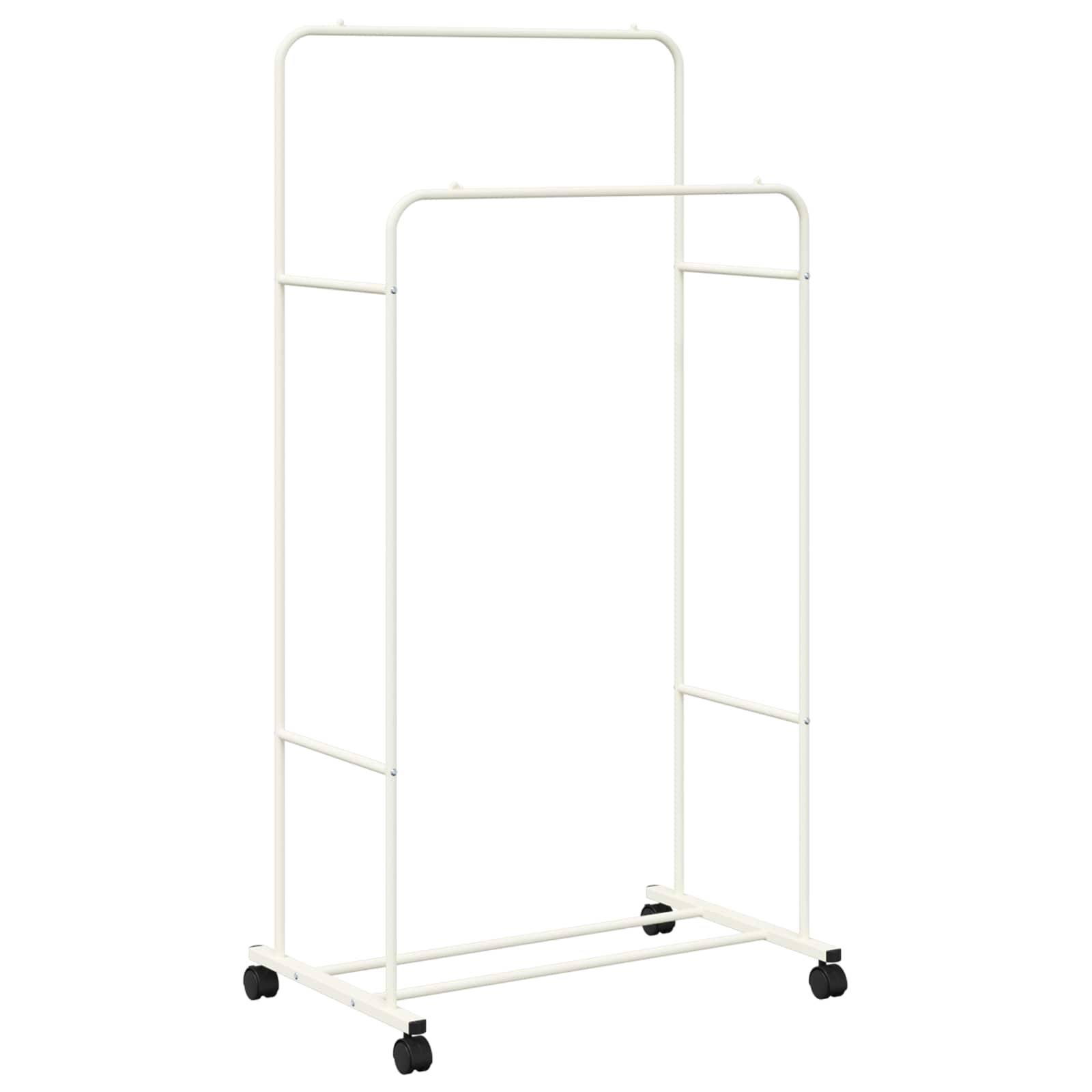 Kledingrek Effen Wit 80 x 53 x 156 cm is nu te koop bij PeponiXL, paradijselijk wonen!