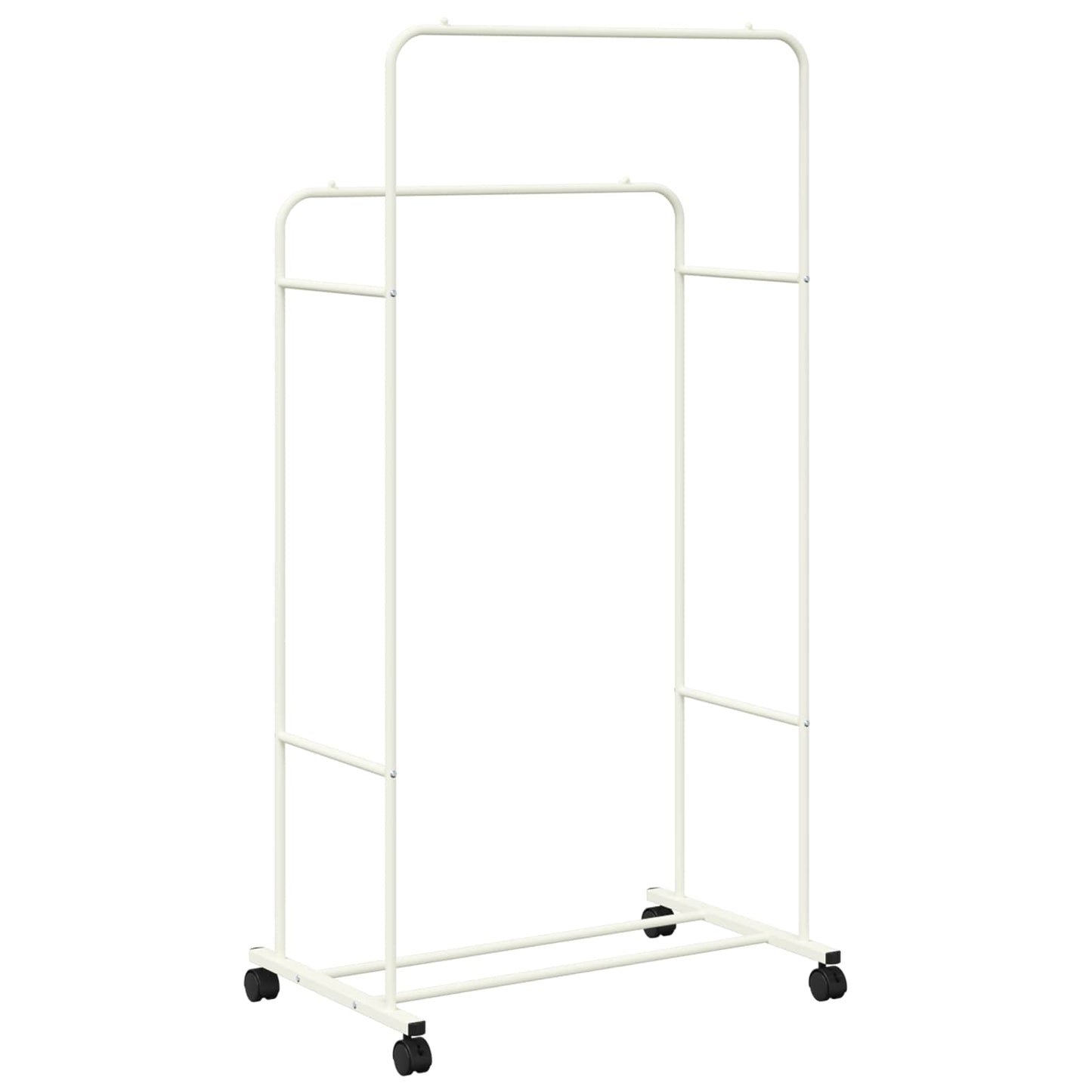 Kledingrek Effen Wit 80 x 53 x 156 cm is nu te koop bij PeponiXL, paradijselijk wonen!