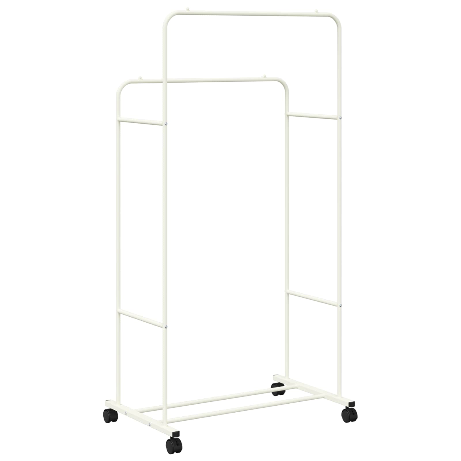 Kledingrek Effen Wit 80 x 53 x 156 cm is nu te koop bij PeponiXL, paradijselijk wonen!