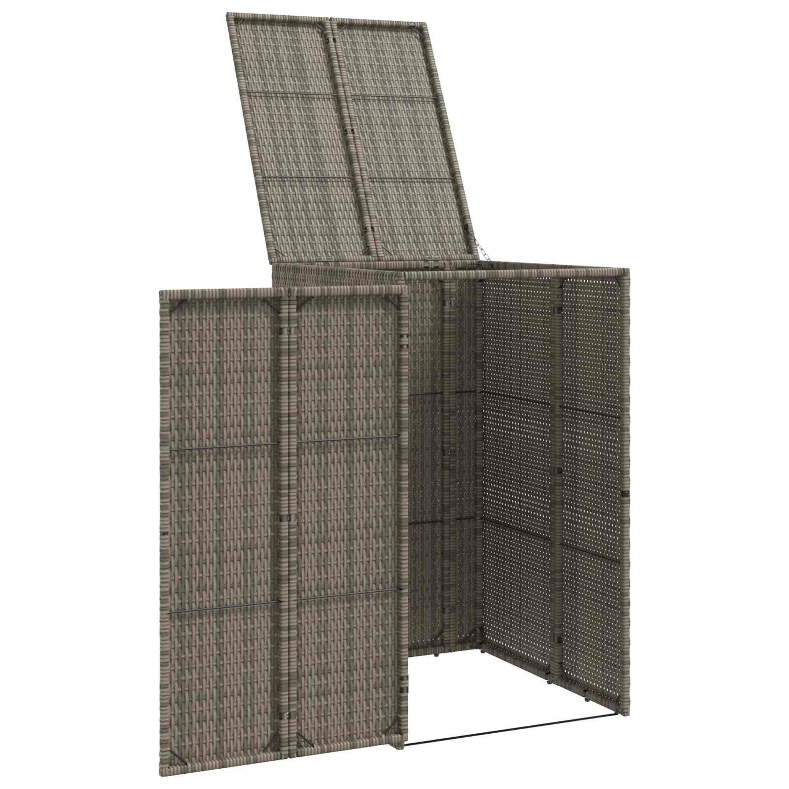 Afvalbak Box Grijs 65 x 80 x 115 cm Polyetheen is nu te koop bij PeponiXL, paradijselijk wonen!
