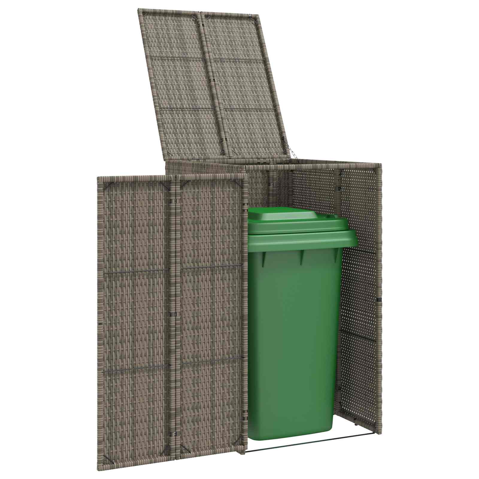 Afvalbak Box Grijs 65 x 80 x 115 cm Polyetheen is nu te koop bij PeponiXL, paradijselijk wonen!