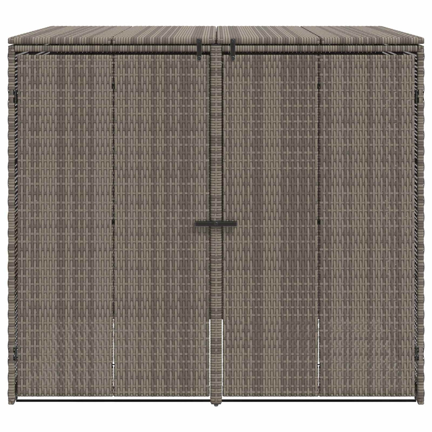 Afvalbak Box 2 pcs Grijs 130 x 80 x 115 cm Polyetheen is nu te koop bij PeponiXL, paradijselijk wonen!