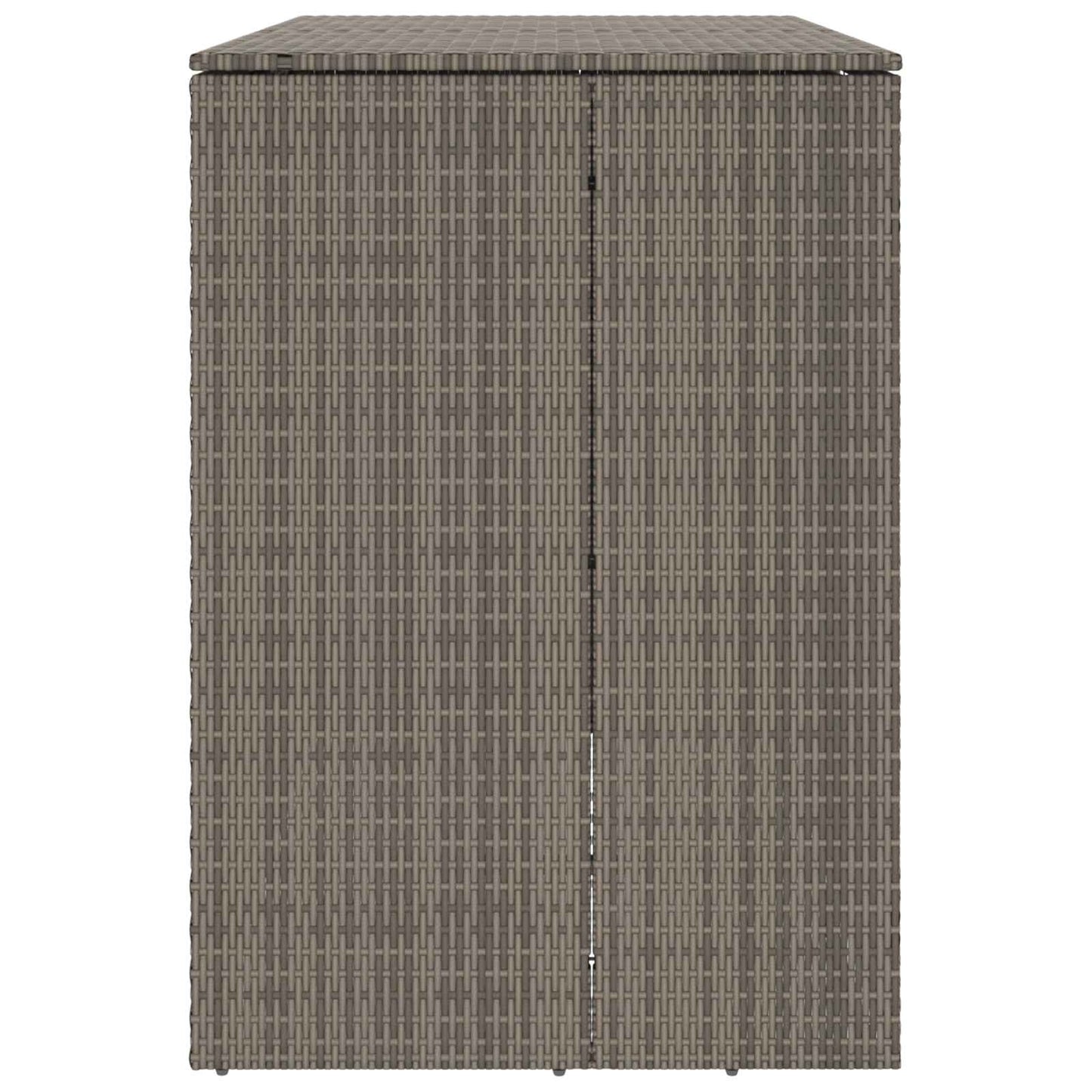 Afvalbak Box 2 pcs Grijs 130 x 80 x 115 cm Polyetheen is nu te koop bij PeponiXL, paradijselijk wonen!