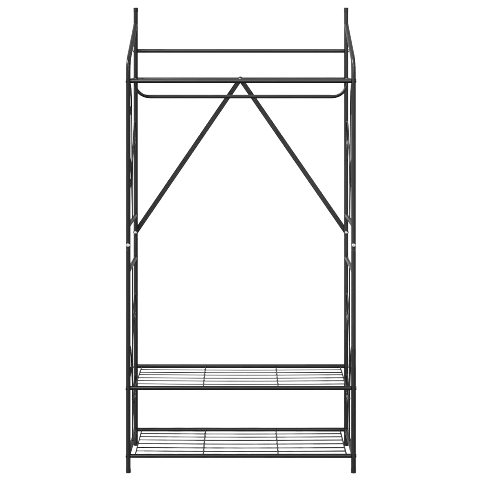 Open Kledingkast Effen 2 pcs 78 x 36 x 158 cm is nu te koop bij PeponiXL, paradijselijk wonen!