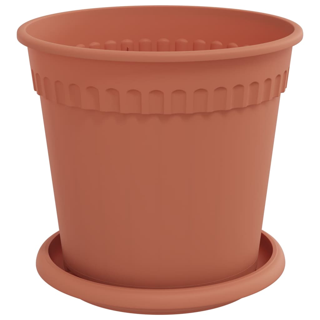 Plantenpotten 24 pcs Baksteenrood Ø 17 x 14 cm Kunststof is nu te koop bij PeponiXL, paradijselijk wonen!