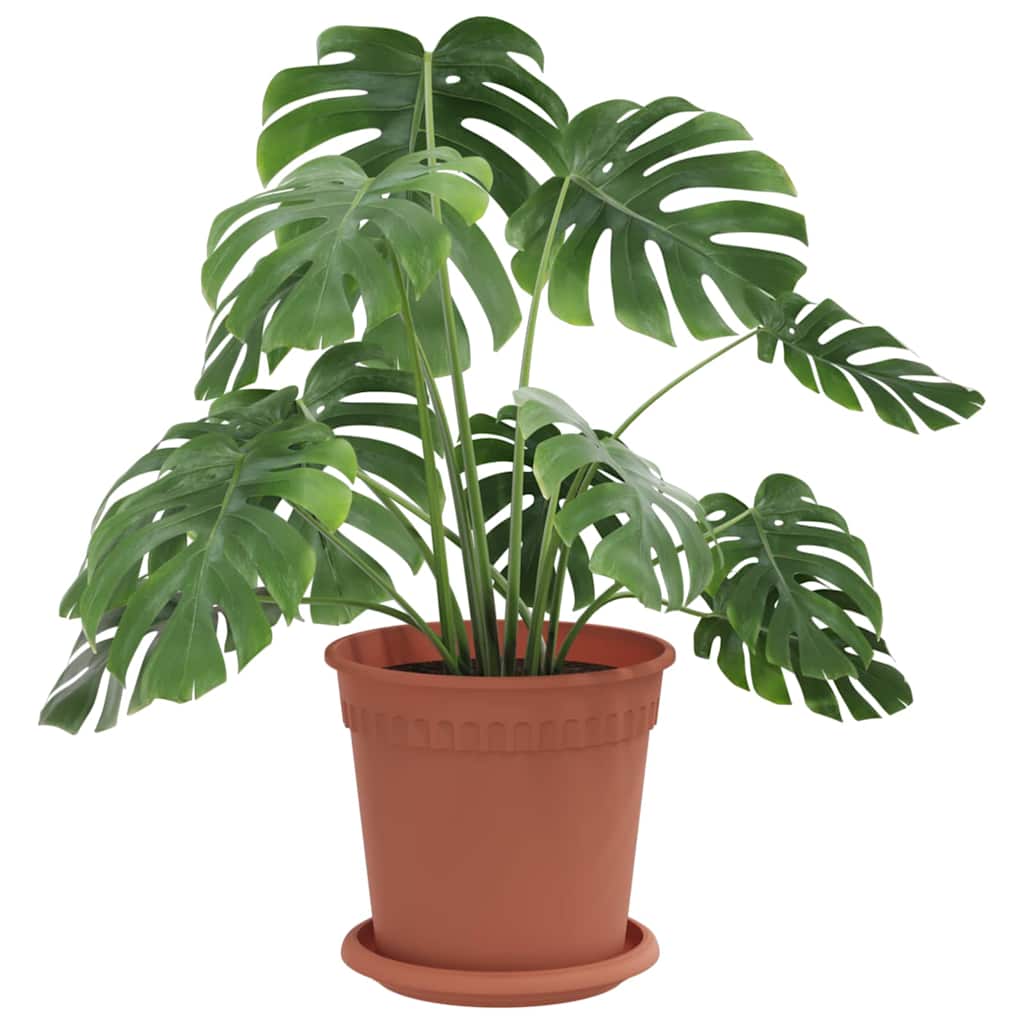 Plantenpotten 24 pcs Baksteenrood Ø 17 x 14 cm Kunststof is nu te koop bij PeponiXL, paradijselijk wonen!