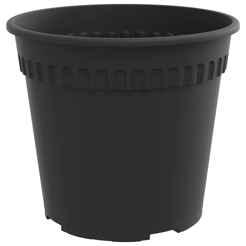 Plantenpotten 24 pcs Zwart Ø 19 x 16 cm Kunststof is nu te koop bij PeponiXL, paradijselijk wonen!
