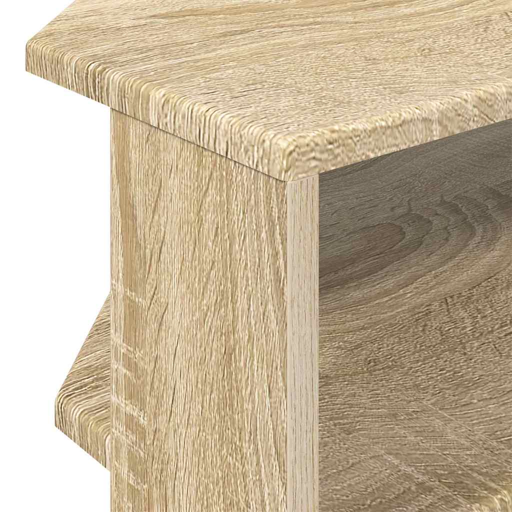 HoekTVKast Sonoma Eiken 102x40,5x45cm Bewerkt hout is nu te koop bij PeponiXL, paradijselijk wonen!