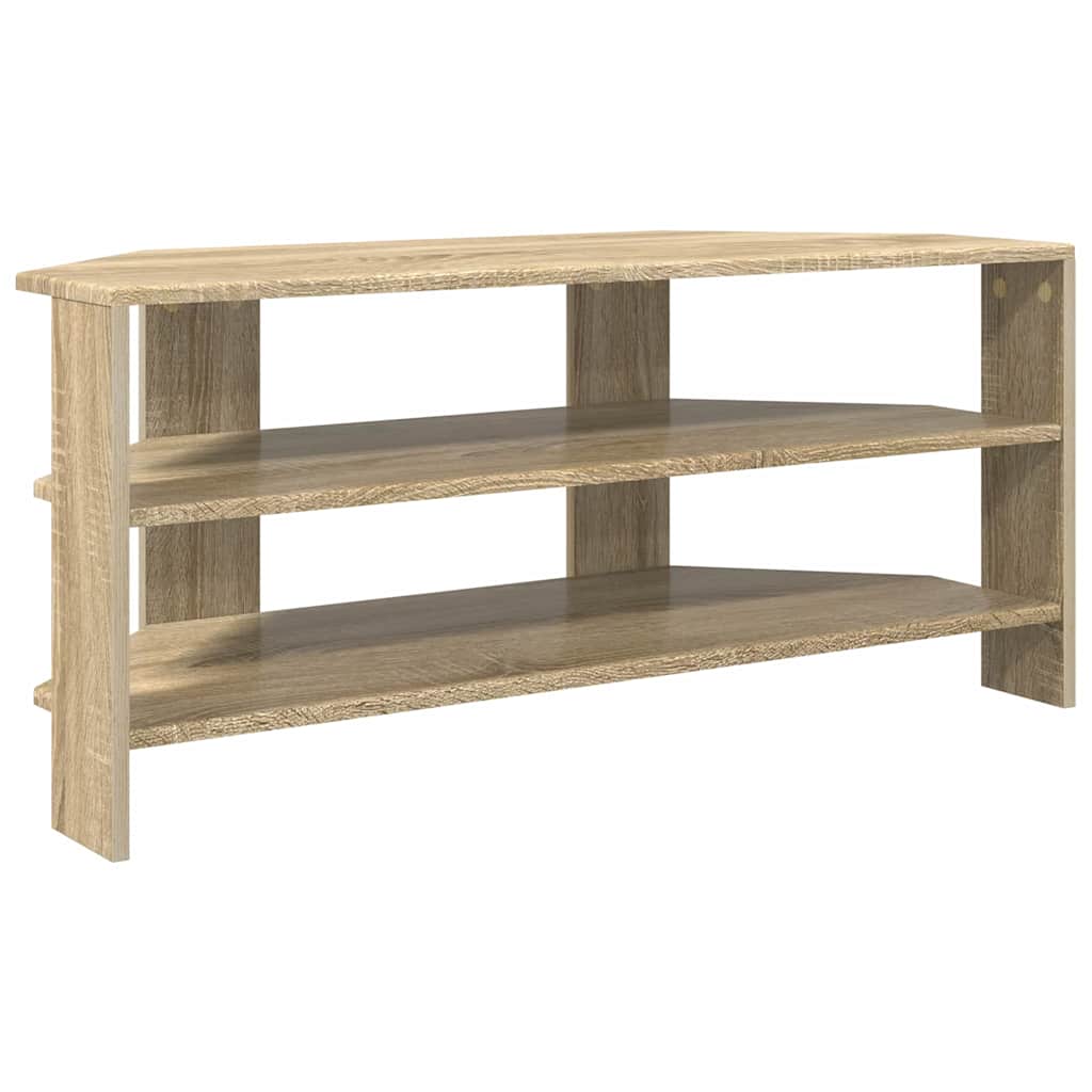 HoekTVKast Sonoma Eiken 102x40,5x45cm Bewerkt hout is nu te koop bij PeponiXL, paradijselijk wonen!