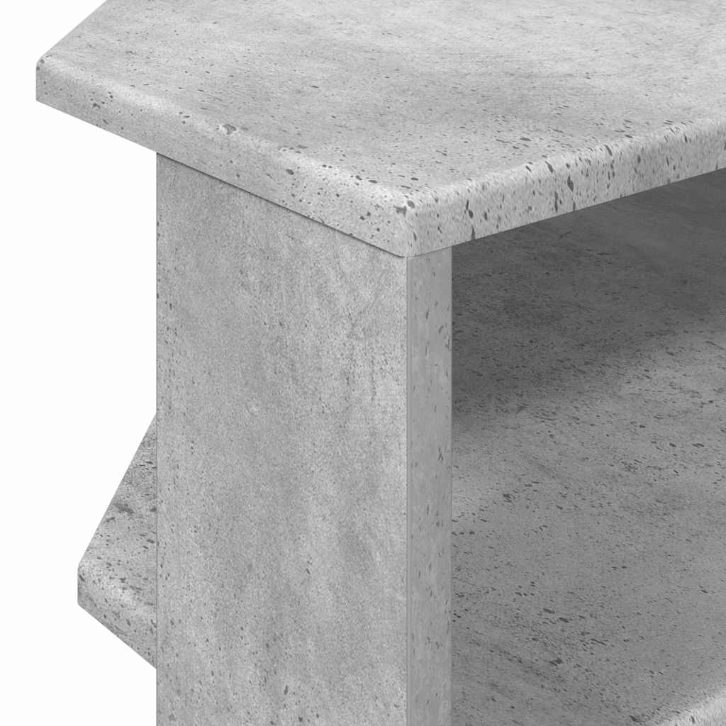 HoekTVKast Beton Grijs 102x40,5x45cm Bewerkt hout is nu te koop bij PeponiXL, paradijselijk wonen!