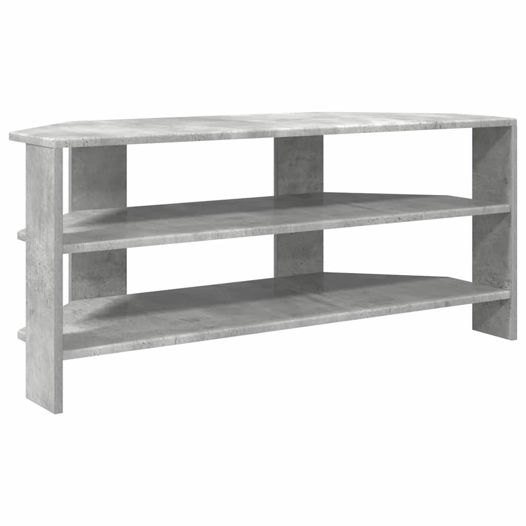HoekTVKast Beton Grijs 102x40,5x45cm Bewerkt hout is nu te koop bij PeponiXL, paradijselijk wonen!