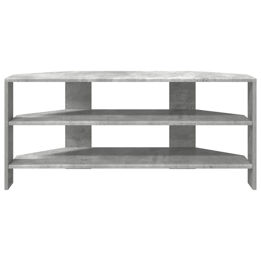 HoekTVKast Beton Grijs 102x40,5x45cm Bewerkt hout is nu te koop bij PeponiXL, paradijselijk wonen!