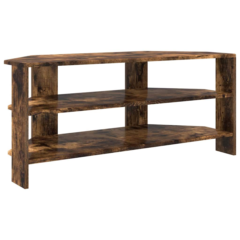 HoekTVKast Gerookt eiken 102x40,5x45cm Bewerkt hout is nu te koop bij PeponiXL, paradijselijk wonen!