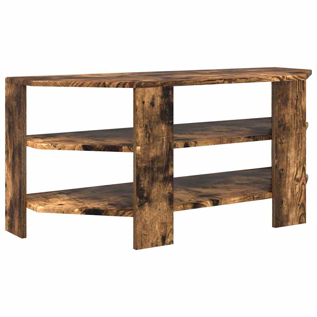 HoekTVKast Gerookt eiken 102x40,5x45cm Bewerkt hout is nu te koop bij PeponiXL, paradijselijk wonen!