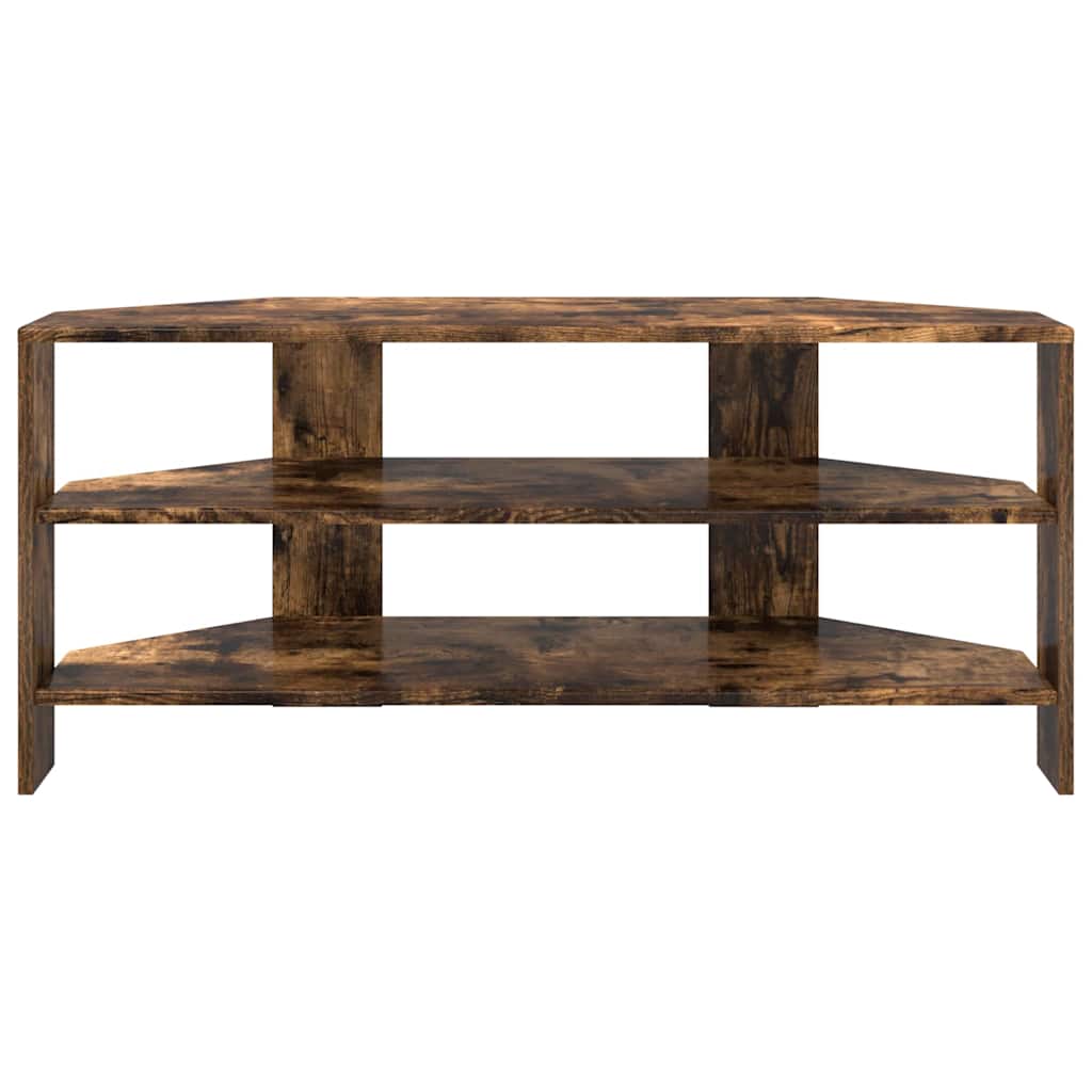 HoekTVKast Gerookt eiken 102x40,5x45cm Bewerkt hout is nu te koop bij PeponiXL, paradijselijk wonen!
