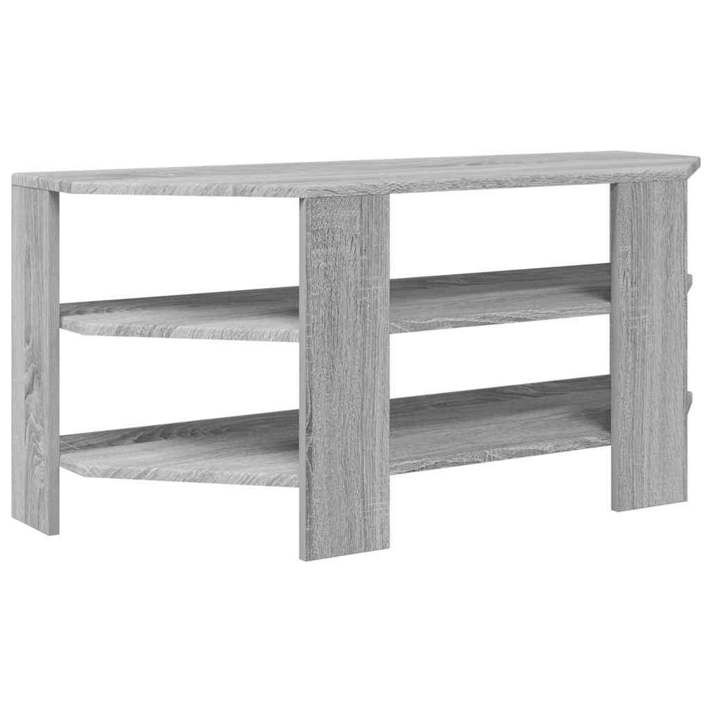 HoekTVKast Grijs Sonoma 102x40,5x45cm Bewerkt hout is nu te koop bij PeponiXL, paradijselijk wonen!
