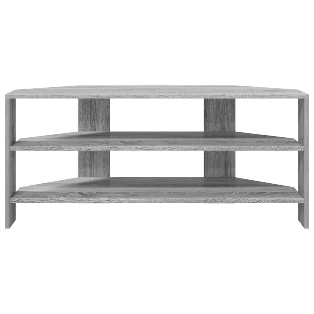 HoekTVKast Grijs Sonoma 102x40,5x45cm Bewerkt hout is nu te koop bij PeponiXL, paradijselijk wonen!