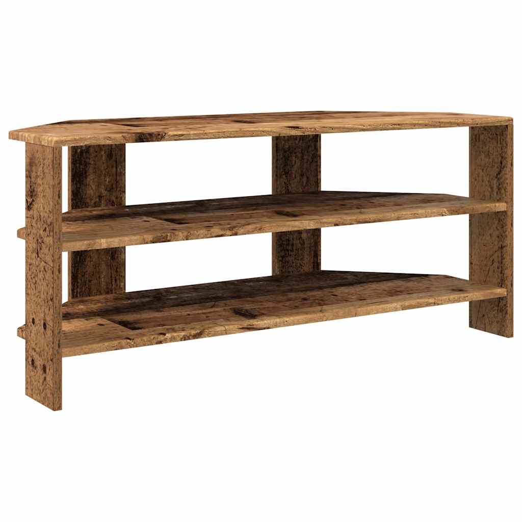 HoekTVKast Oud Hout 102x40,5x45cm Bewerkt hout is nu te koop bij PeponiXL, paradijselijk wonen!