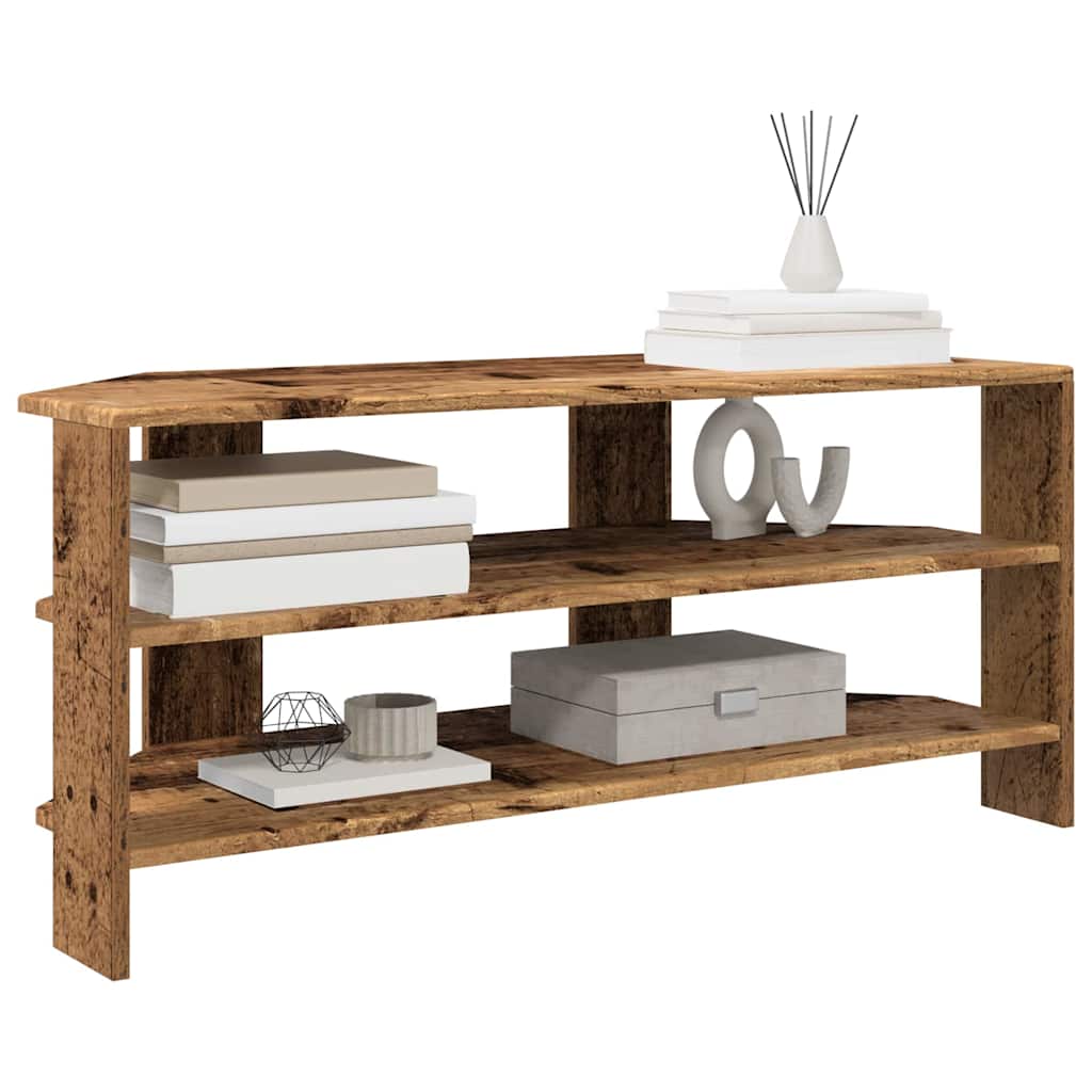 HoekTVKast Oud Hout 102x40,5x45cm Bewerkt hout is nu te koop bij PeponiXL, paradijselijk wonen!