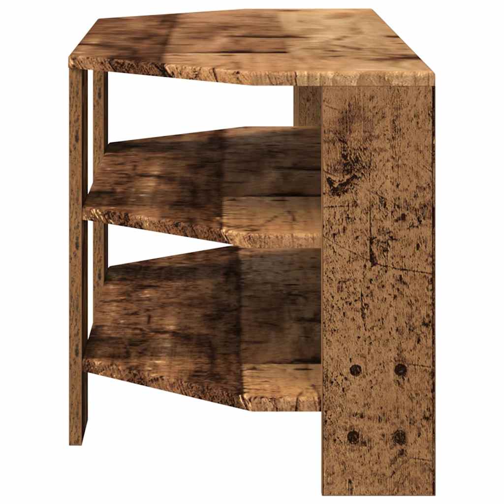 HoekTVKast Oud Hout 102x40,5x45cm Bewerkt hout is nu te koop bij PeponiXL, paradijselijk wonen!