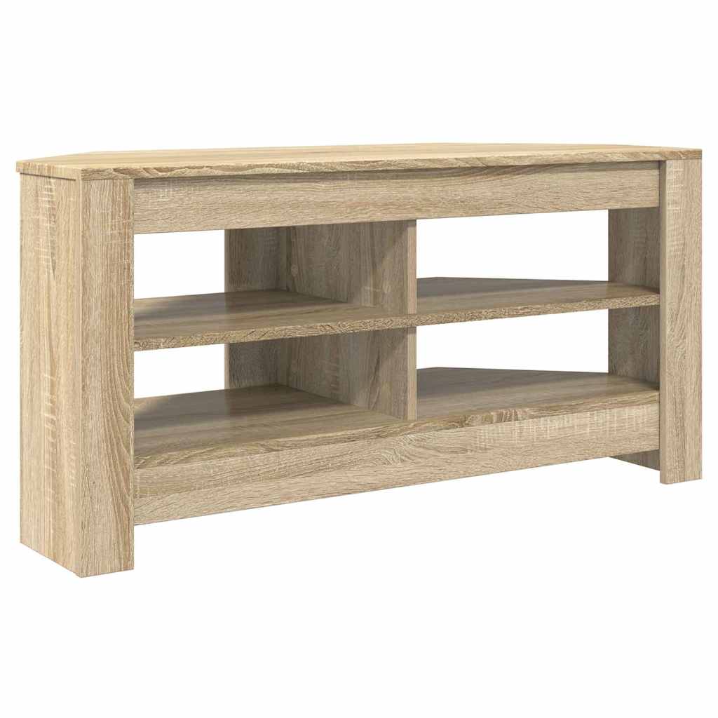 HoekTVKast Sonoma Eiken 102 x 40,5 x 45 cm Bewerkt hout is nu te koop bij PeponiXL, paradijselijk wonen!