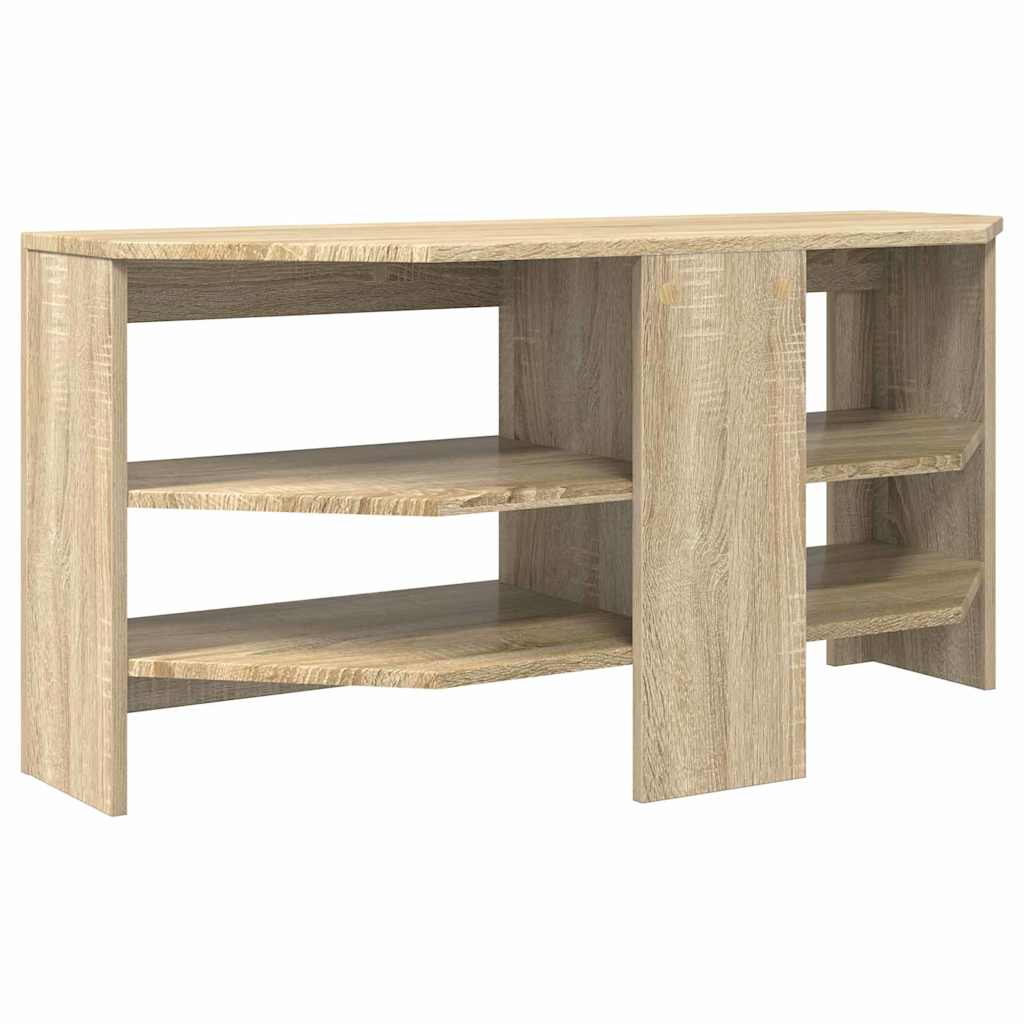 HoekTVKast Sonoma Eiken 102 x 40,5 x 45 cm Bewerkt hout is nu te koop bij PeponiXL, paradijselijk wonen!
