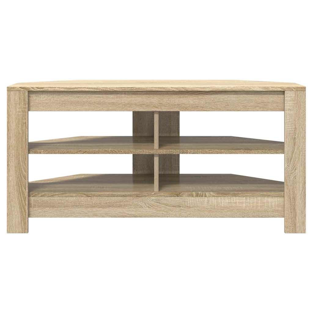 HoekTVKast Sonoma Eiken 102 x 40,5 x 45 cm Bewerkt hout is nu te koop bij PeponiXL, paradijselijk wonen!