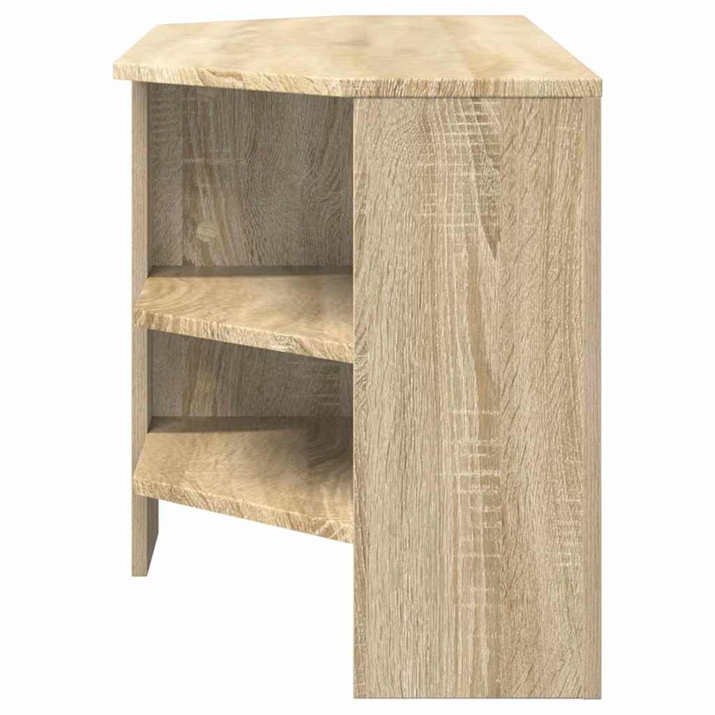 HoekTVKast Sonoma Eiken 102 x 40,5 x 45 cm Bewerkt hout is nu te koop bij PeponiXL, paradijselijk wonen!