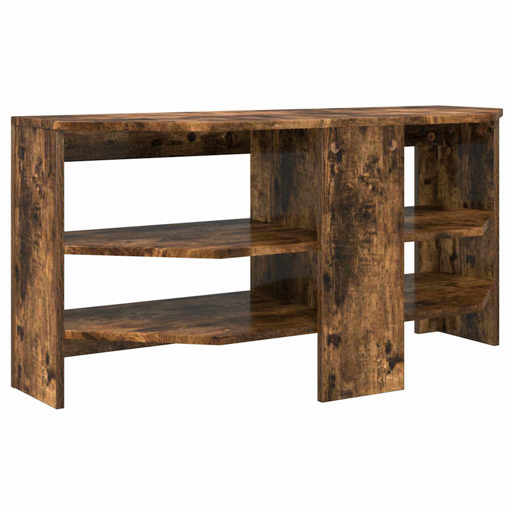HoekTVKast Gerookt eiken 102 x 40,5 x 45 cm Bewerkt hout is nu te koop bij PeponiXL, paradijselijk wonen!
