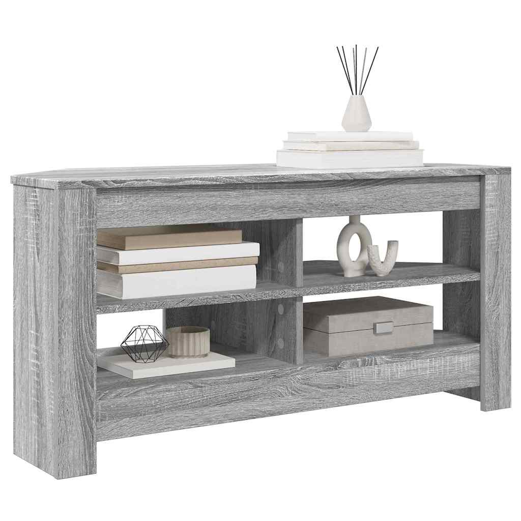HoekTVKast Grijs Sonoma 102 x 40,5 x 45 cm Bewerkt hout is nu te koop bij PeponiXL, paradijselijk wonen!