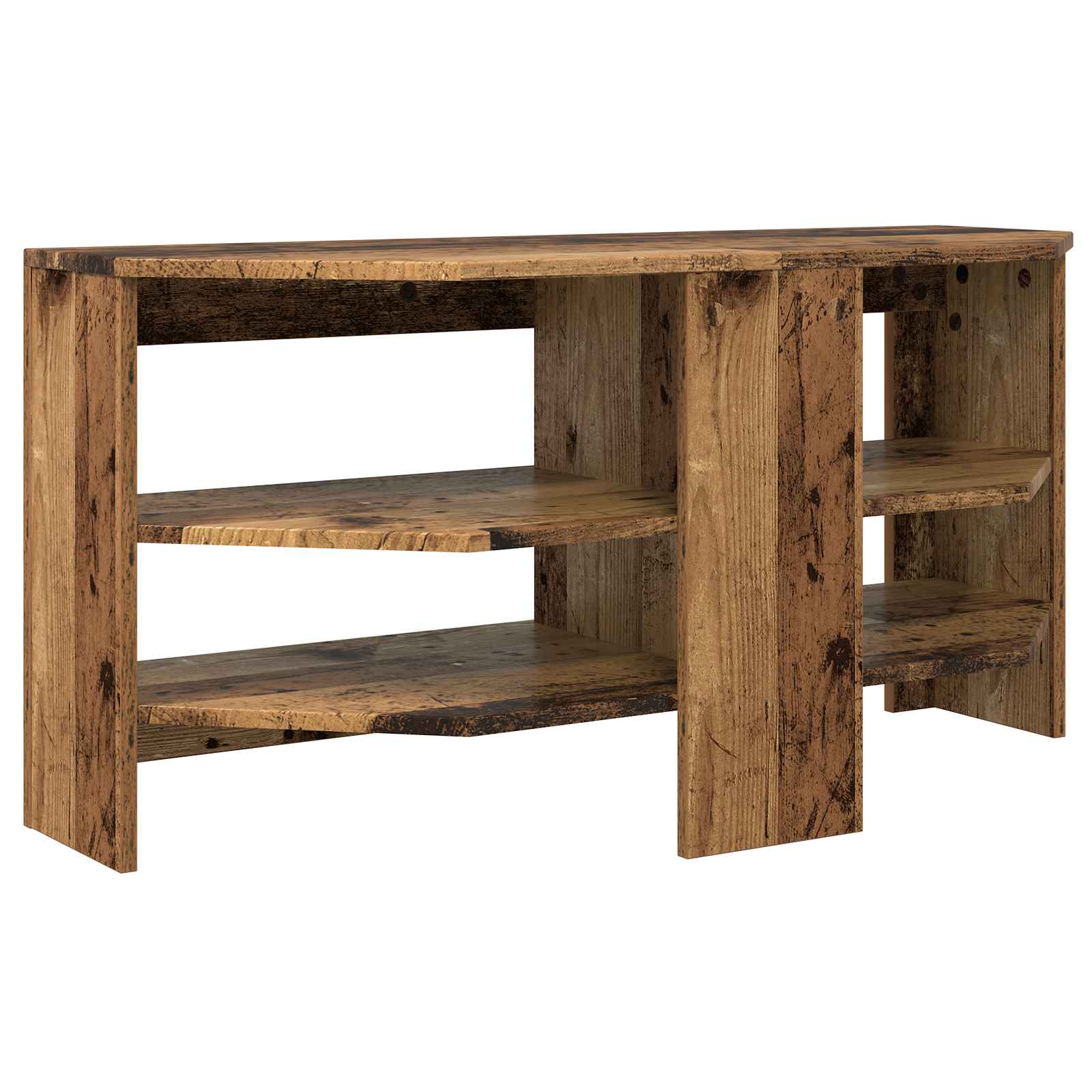HoekTVKast Oud Hout 102 x 40,5 x 45 cm Bewerkt hout is nu te koop bij PeponiXL, paradijselijk wonen!
